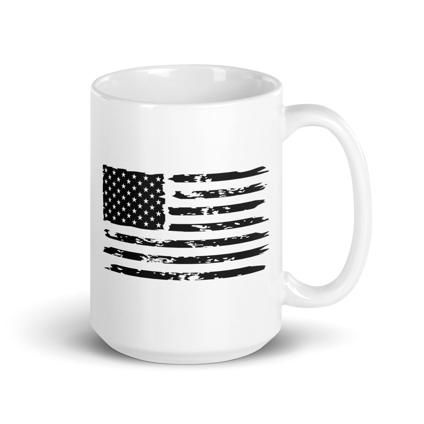 American Flag - White Glossy Mug