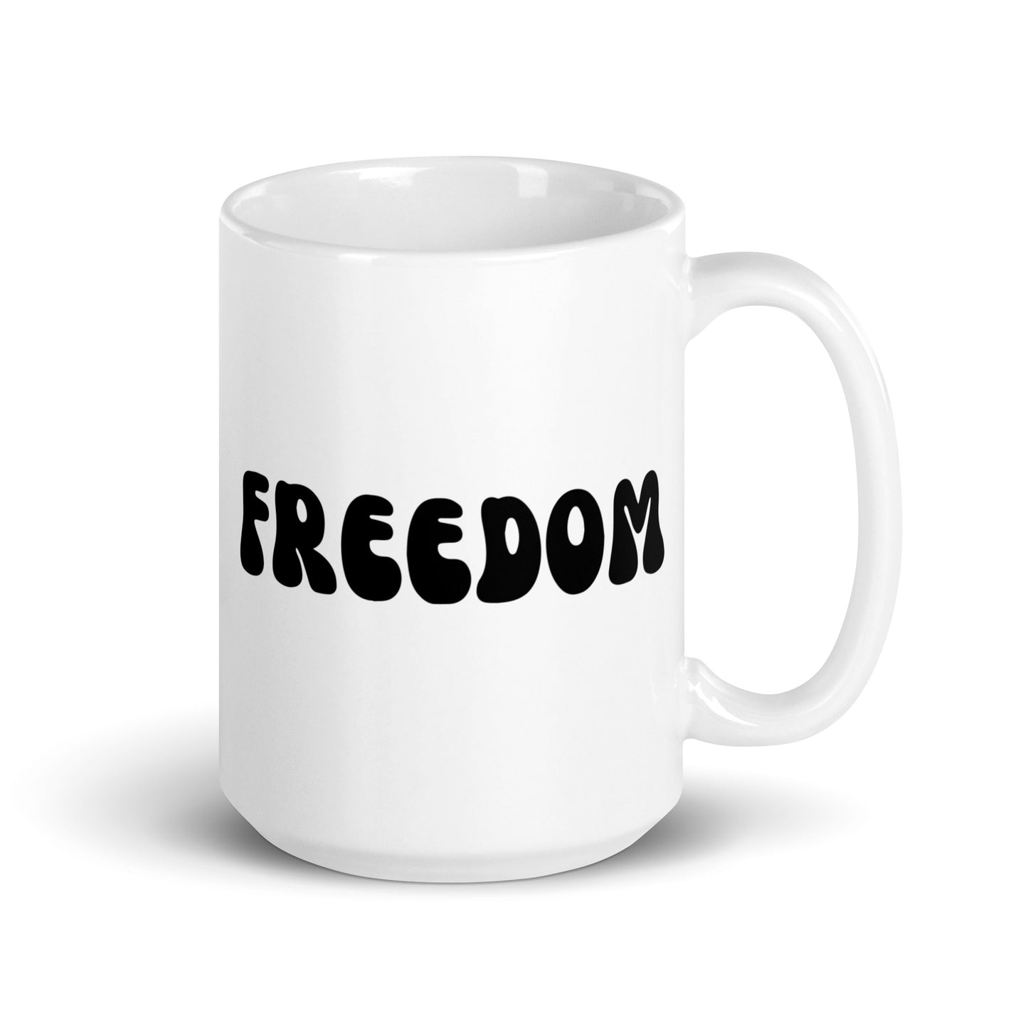 Freedom - White Glossy Mug