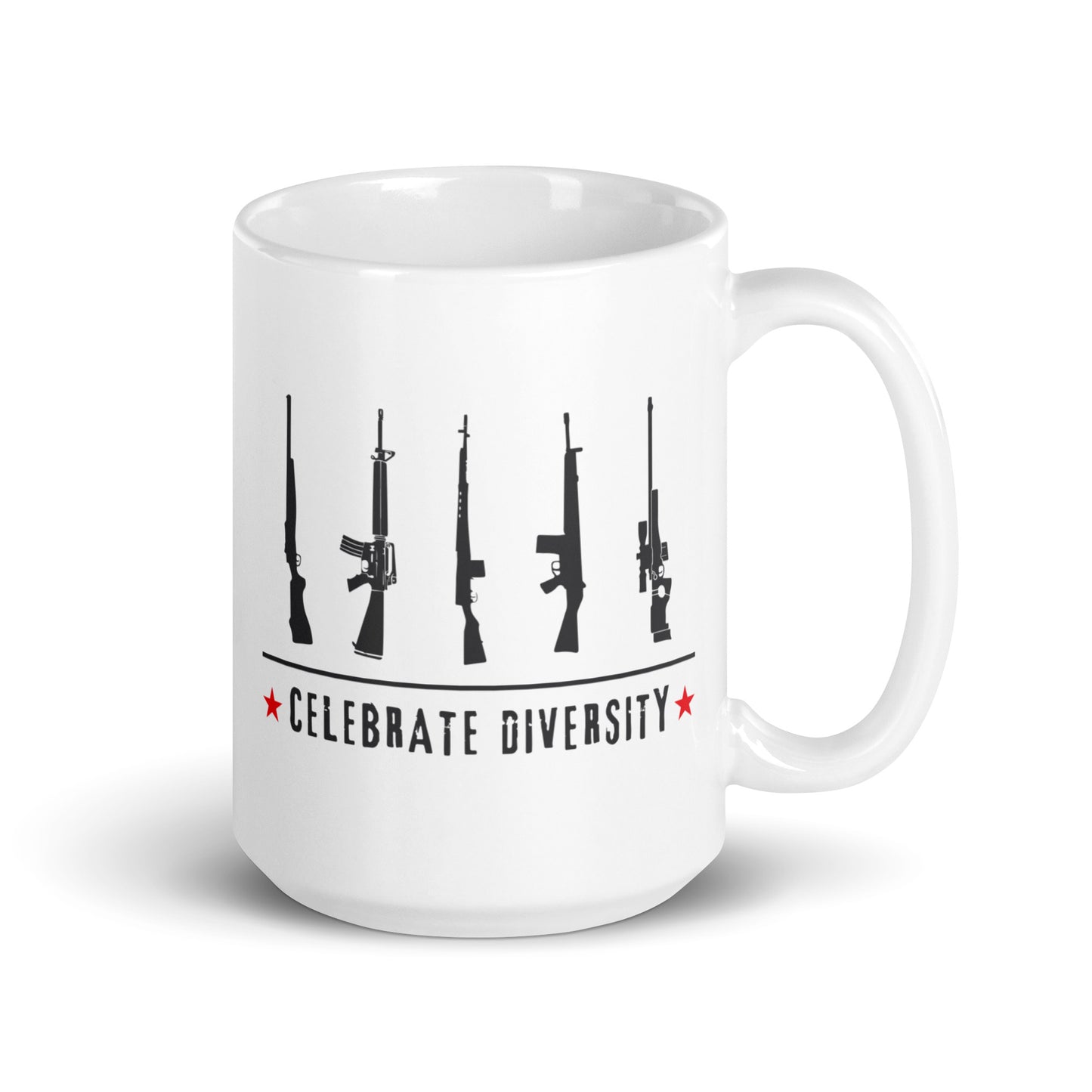 Celebrate Diversity - White Glossy Mug