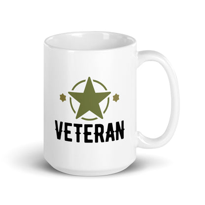 Veteran - White Glossy Mug