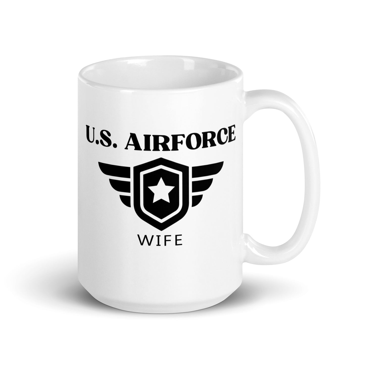 U.S. Airforce Wife - White Glossy Mug