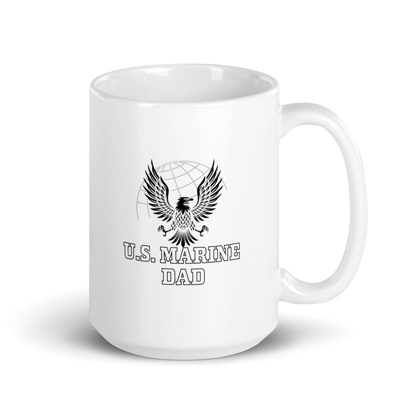 U.S. Marine Dad - White Glossy Mug