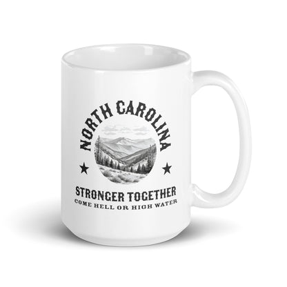 North Carolina Strong - White Glossy Mug