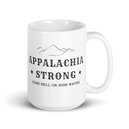 Appalachia Strong - White Glossy Mug